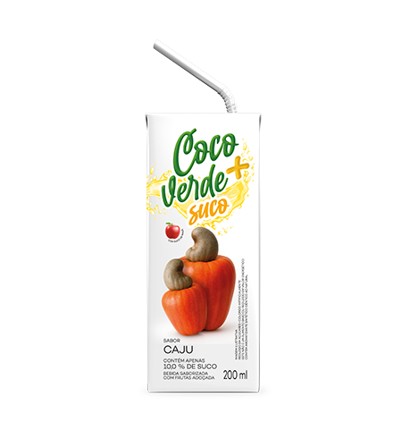 Suco Coco Verde+ Caju 200ml